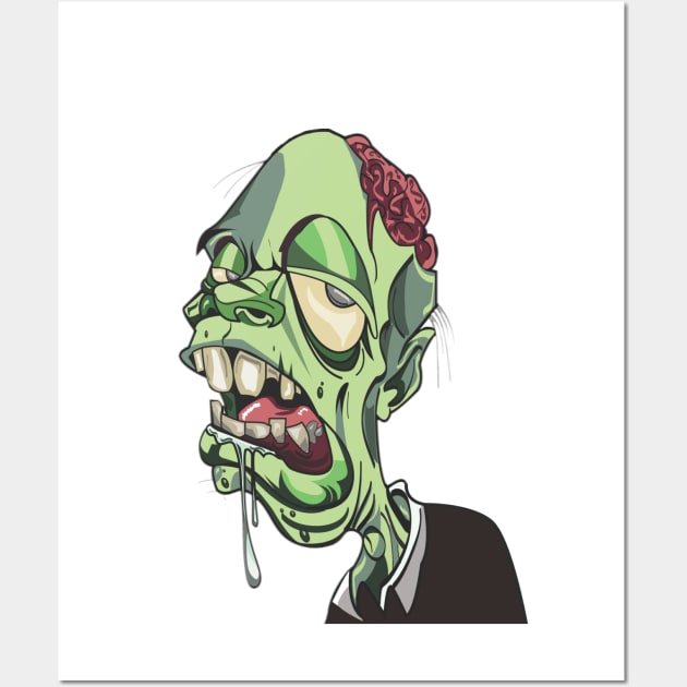 Zombie Wall Art by Shezika